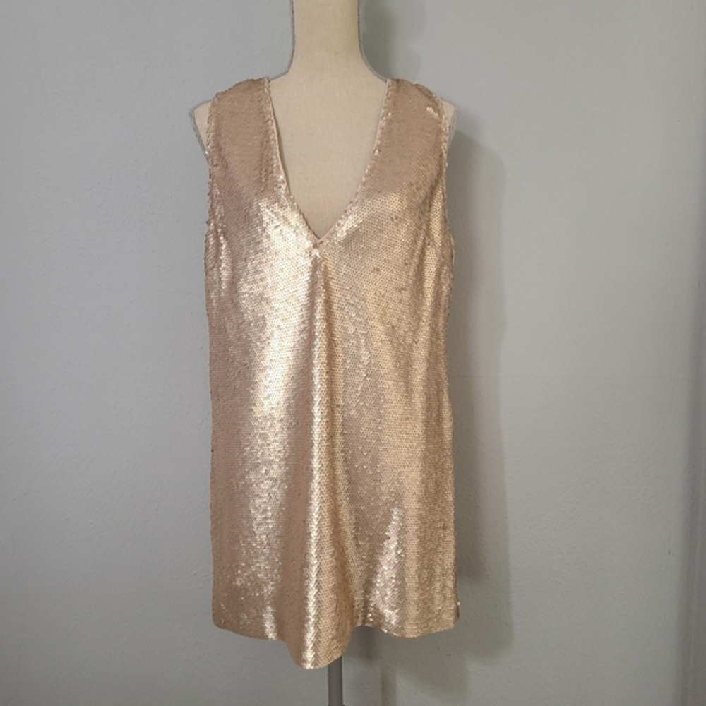 NWT Forever 21 Sleeveless Sequin Dress Size Large‎